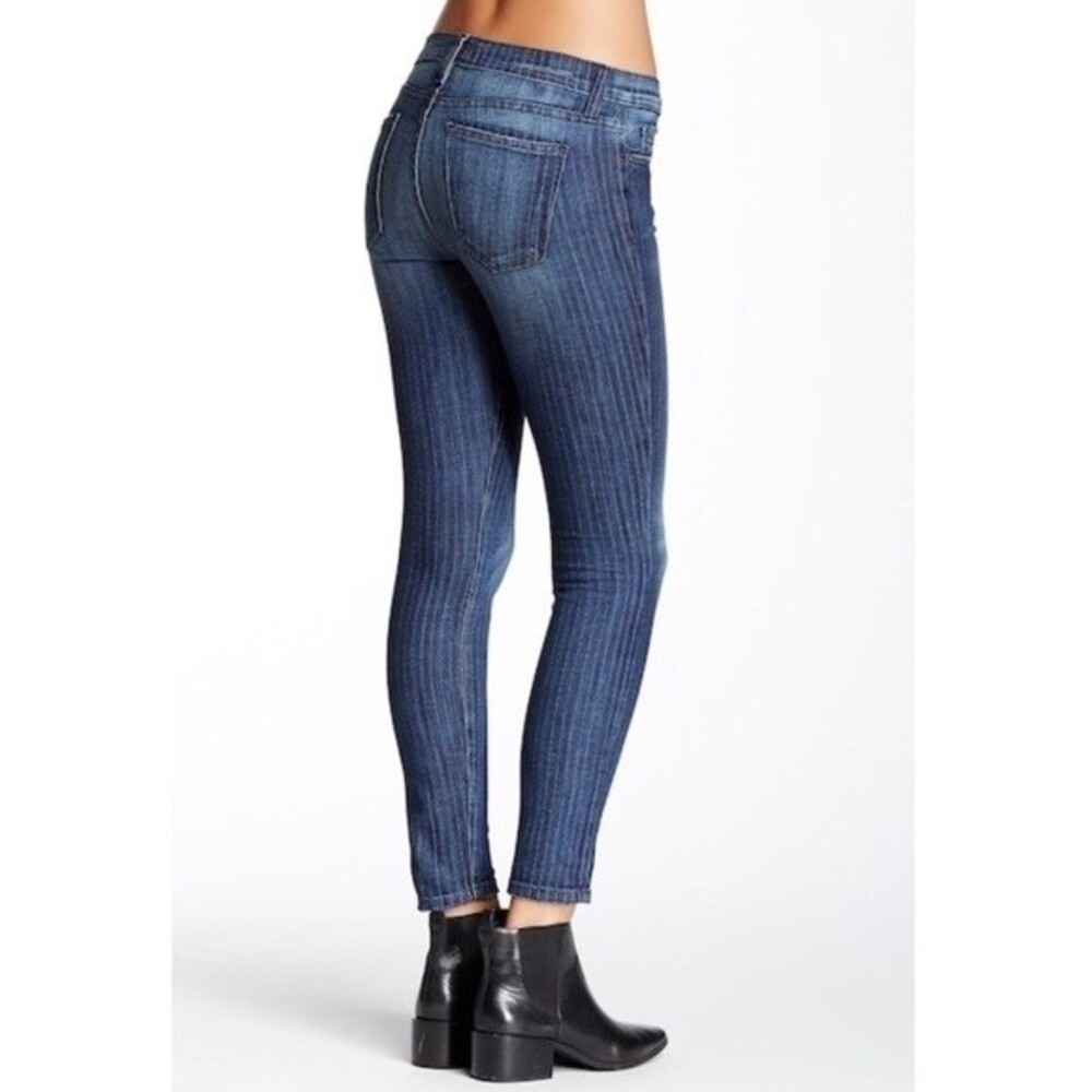 current /elliott  jeans womens the stiletto bartlett stripe denim jeans size 28